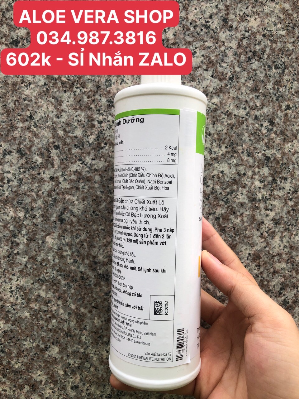 [602K] Lô Hội Thảo Mộc Cô Đặc hương Xoài