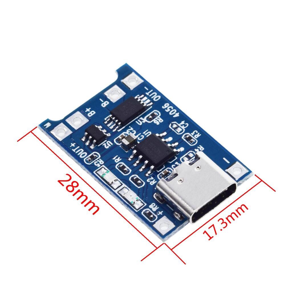 Mạch Sạc Pin TP4056 Cổng TYPE-C USB Có bảo vệ