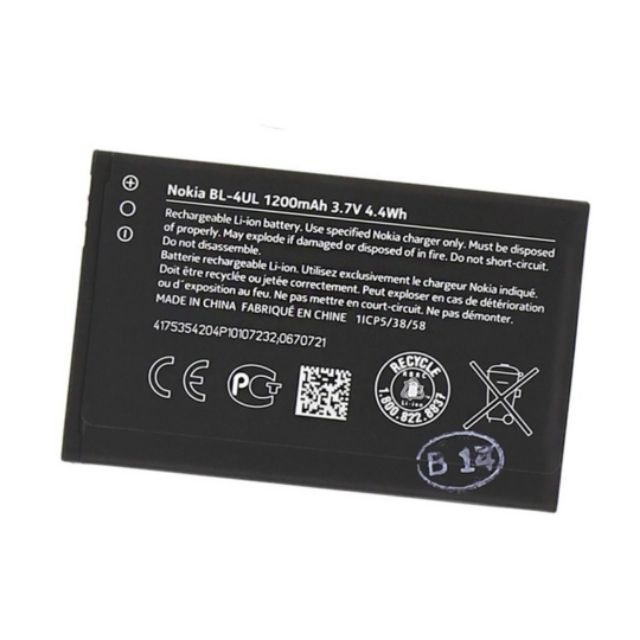 Pin xịn Nokia 230 Nokia 3310 2017 Nokia 225 (Bl-4Ul) dung lượng 1200Mah bảo hành 6 tháng chất lượng đảm bảo an toàn đến sức khỏe người sử dụng cam kết hàng đúng mô tả
