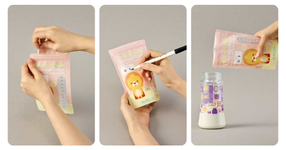 TÚI TRỮ SỮA K-MOM HÀN QUỐC (200ML-20C)