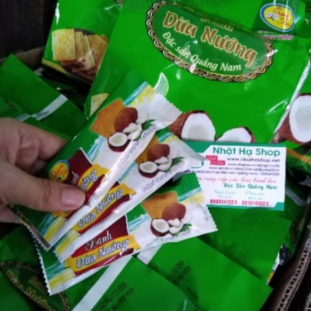 50 gói bánh dừa nướng Quỳnh Trân