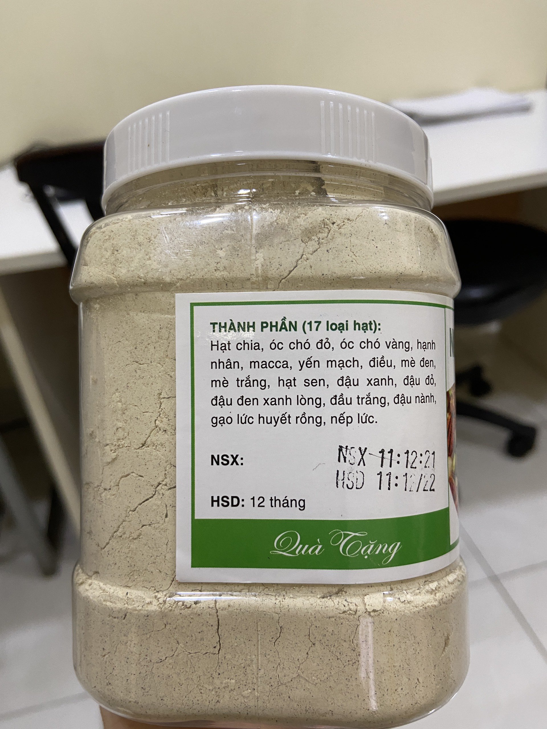 500gr Bột Ngũ Cốc Dinh Dưỡng 17 Loại Hạt