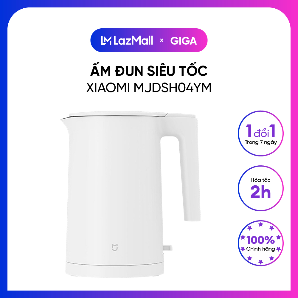 Ấm đun siêu tốc gen 2 1.7l xiaomi mjdsh04ym/ mjdsh03ym/ mjdsh02ym - giữ nhiệt 10 giờ liên tục - màu trắng sang trọng