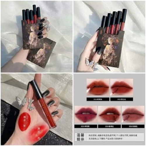 Set Son 5 Cây Muge Leen Cô Gái Meyoco Retro Matte Liquid