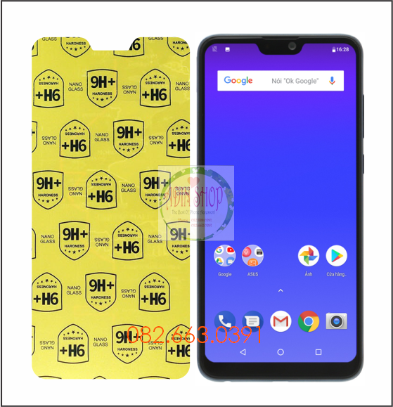 [HCM]Dán cường lực màn hình và camera Asus Zenfone Max M2 pro nano