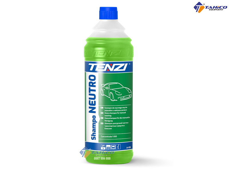 Dung dịch rửa xe có chạm Tenzi – Shampo Neutro 1 lít