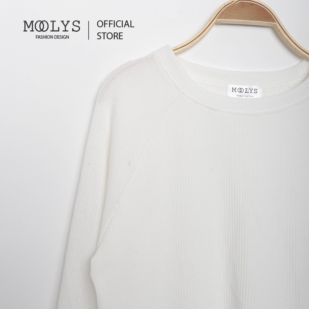 Áo croptop dài tay basic Moolys MC007