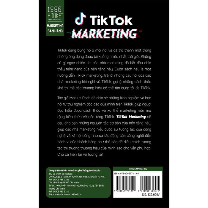 Sách - Tiktok Marketing - Markus Rach