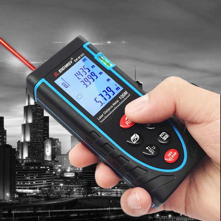 Kết quả hình ảnh cho Thưá»c Äo khoảng cách Sndway SW-M100