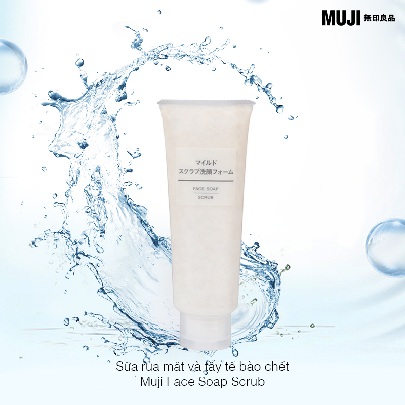 SRM Muji Face Soap 120g Nhật Bản