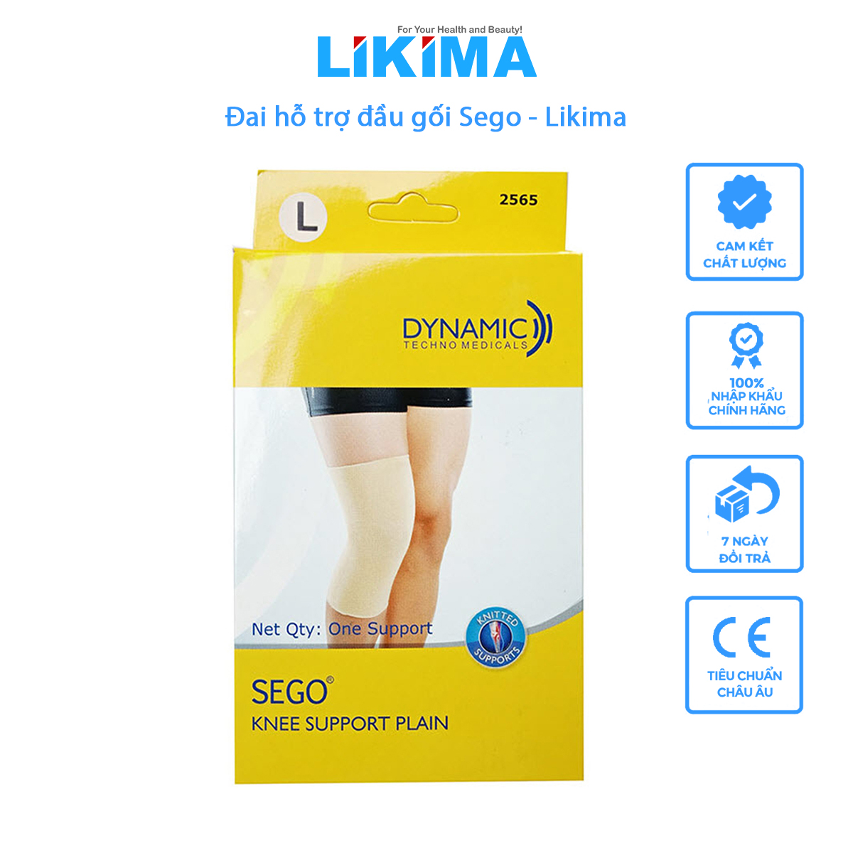 Đai hỗ trợ đầu gối Sego – 2565 Likima
