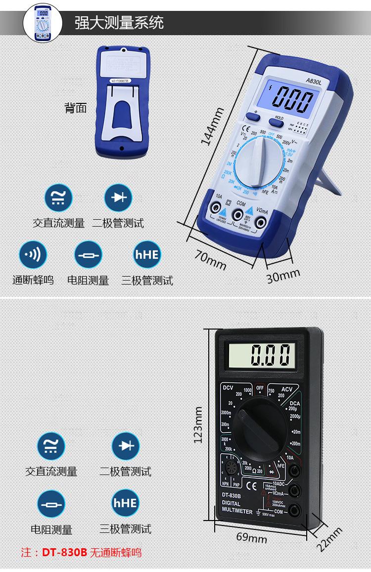 [HCM]Đồng Hồ Đo Vạn Năng A830L