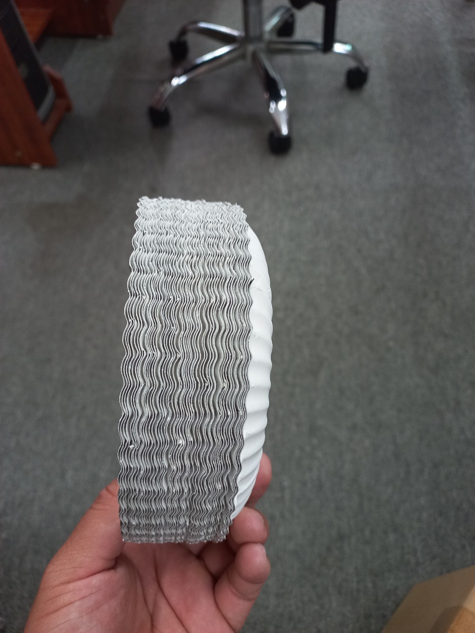 50 cái dĩa giấy phủ nhôm bạc 16cm