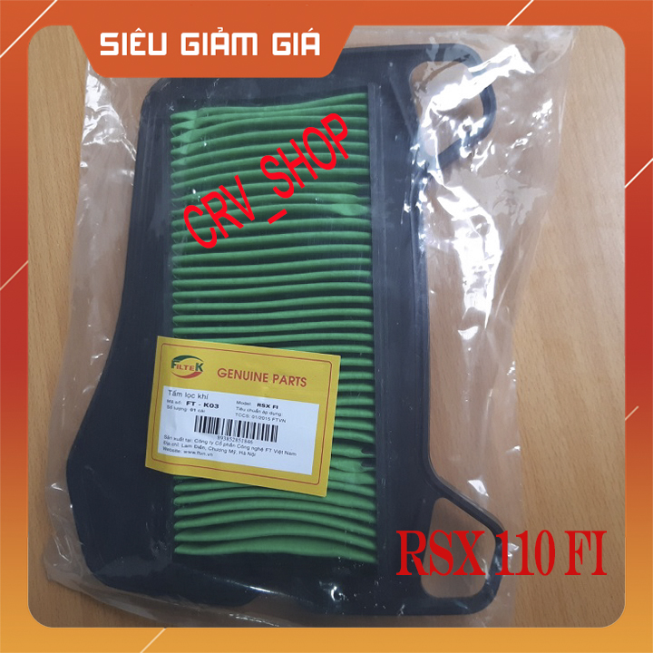 Lọc gió xe máy giúp cải thiện động cơ Wave RSX Fi 2 tai