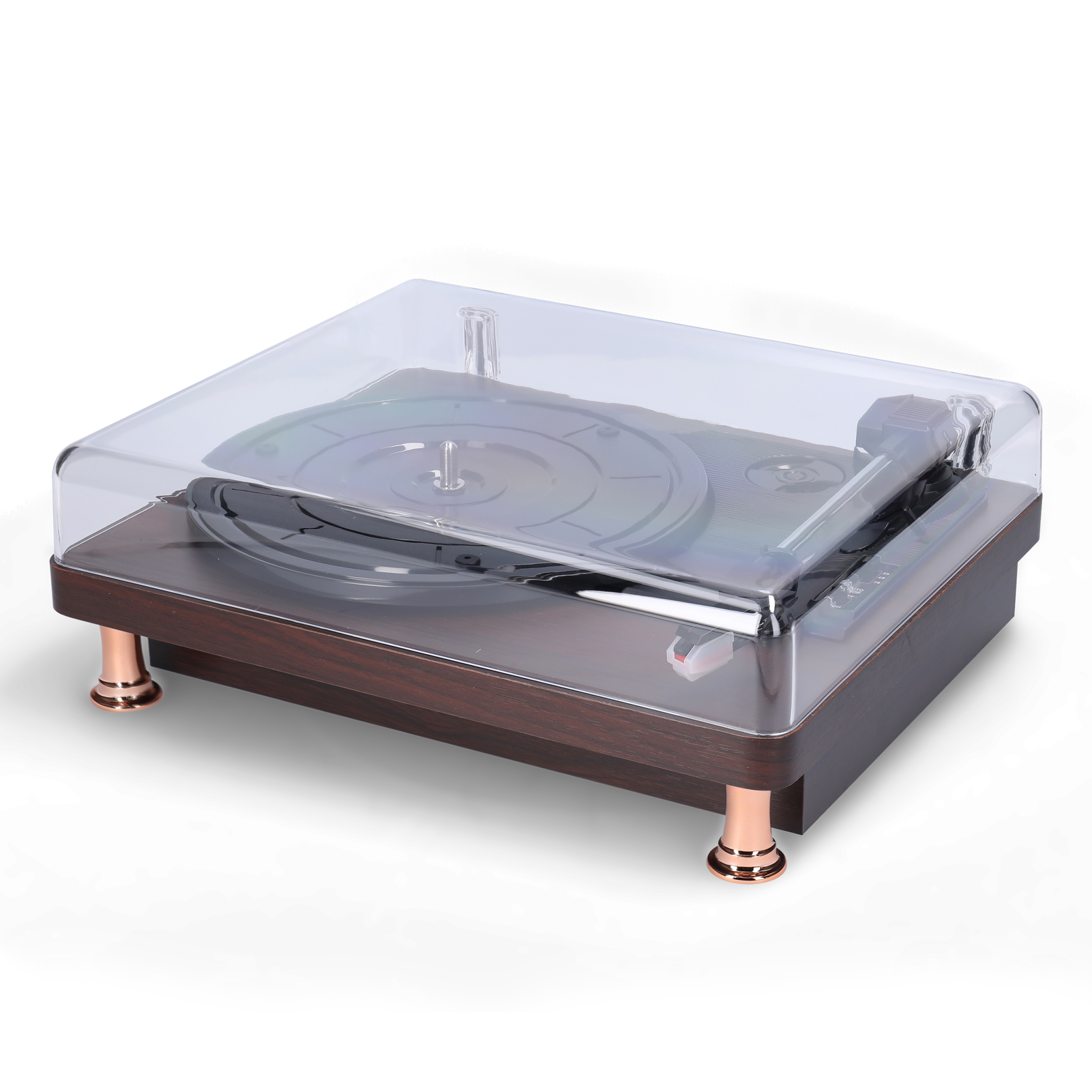Máy Ghi Âm Vinyl Hoài Cổ Máy Ghi Âm Có Nắp Chống Bụi Máy Ghi Âm Phong Cách Hoài Cổ Cổ Điển