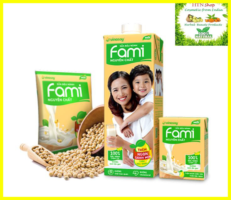 🥛🥜 Combo 10 bịch, gói sữa đậu nành Fami 200ml 🥛🥜