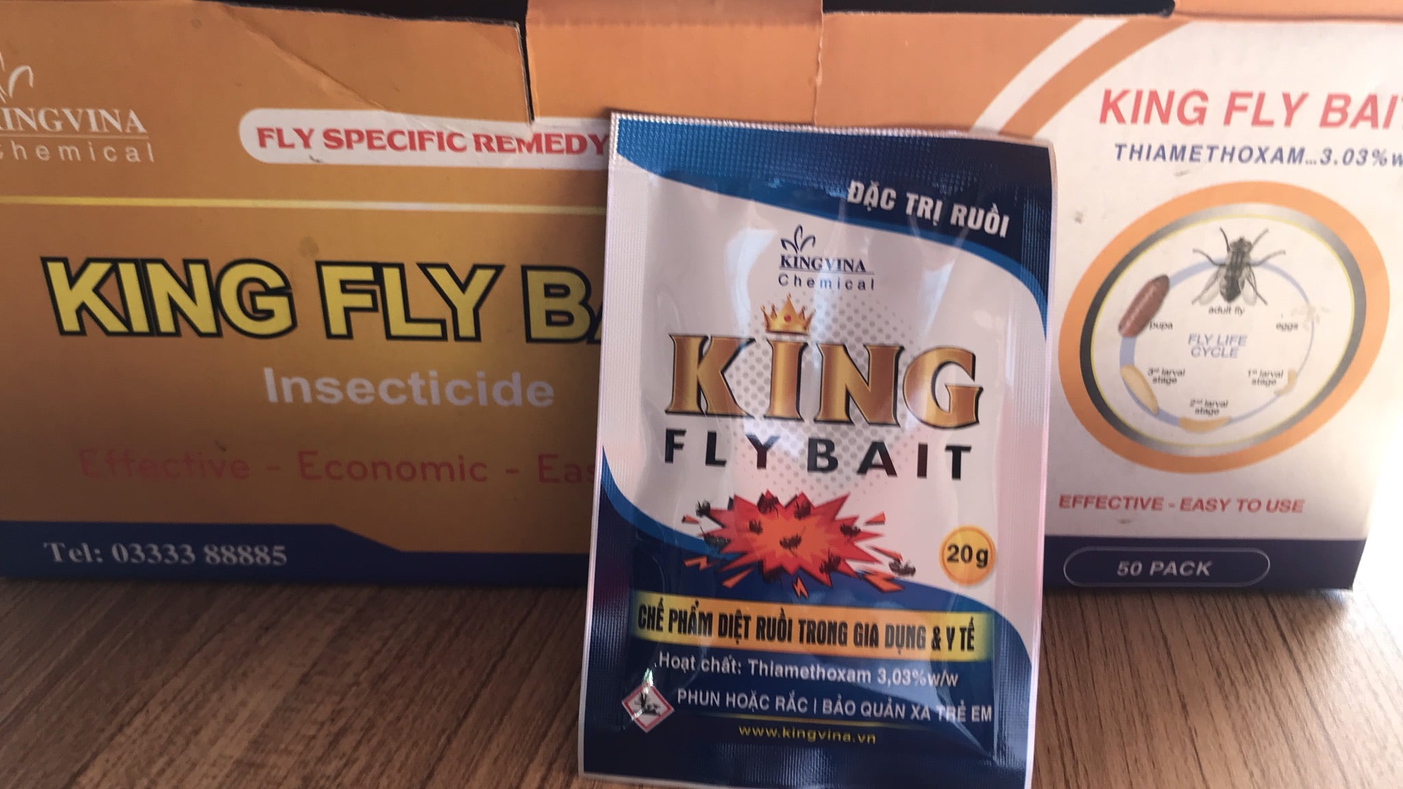 THUỐC DIỆT RUỒI 20G(KING FLY BAIT)