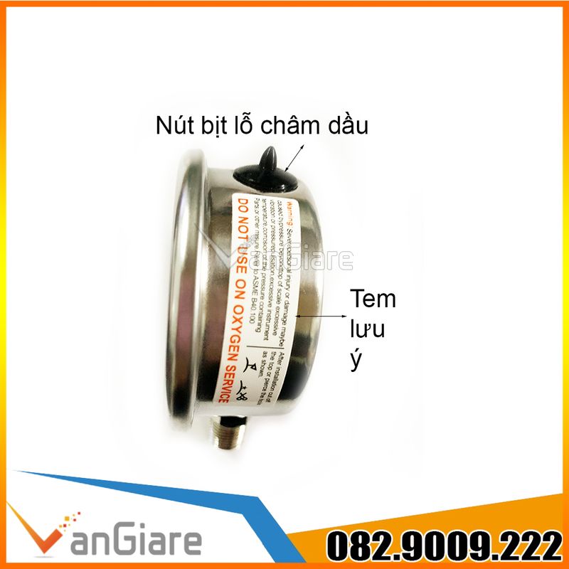 Đồng hồ đo áp suất Pro Instrument mặt 63mm (Đủ size)