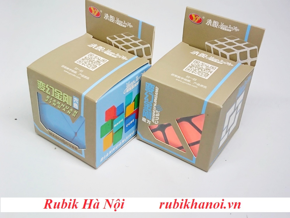 Rubik Axis YongJun Đen Và Stickerless
