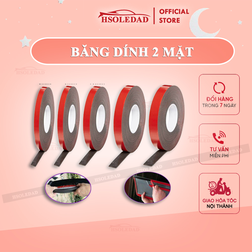 cuộn băng dính 2 mặt cường lực siêu dính hãng 3M