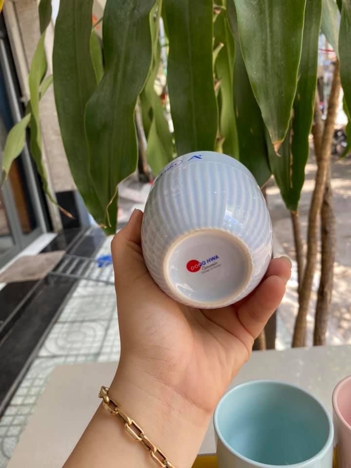 Bộ 3 ly sứ Donghwa quà enfa