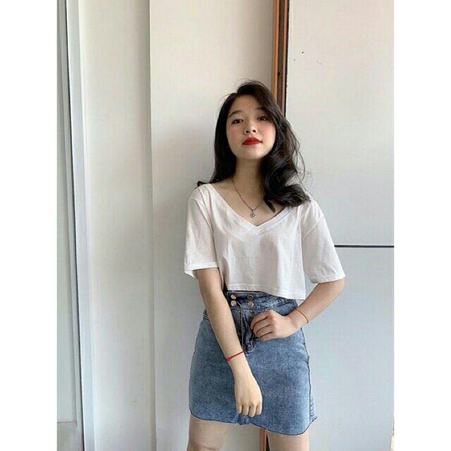 áo crt fom rộng cổ tim