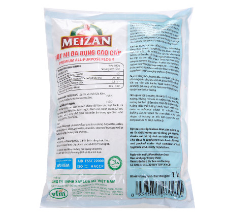 Bột Mỳ Đa Dụng Cao Cấp MEIZAN - Túi 1 Ký