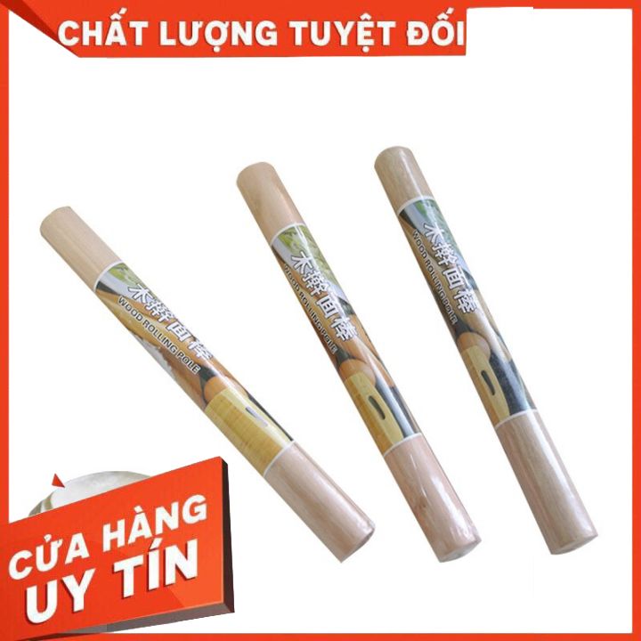 Cây lăn bột , cây cán bột bằng gỗ  dài 28cm - Rolling pin