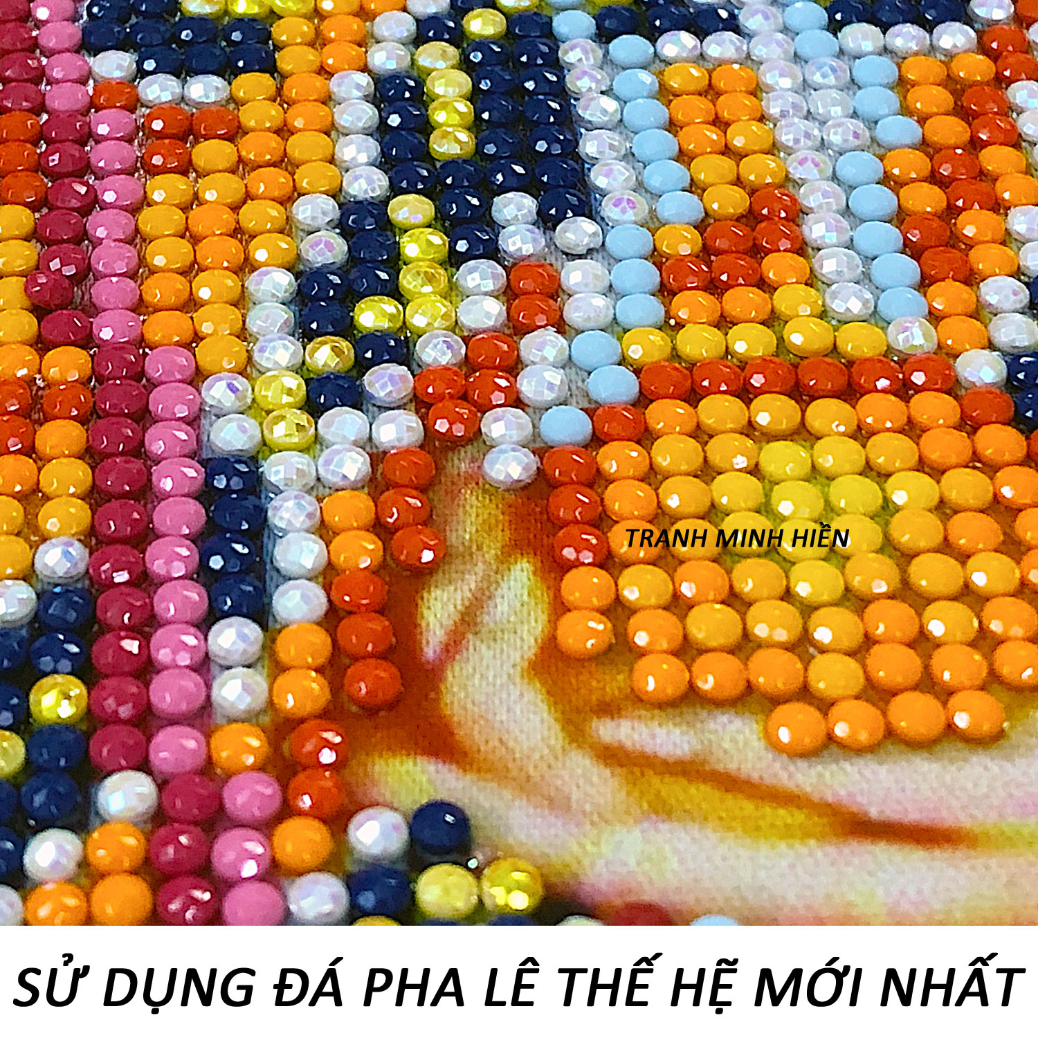 Tranh Đính Đá 5D - Cha Mẹ Là Trời Cao Biển Rộng 38 (Kèm Quà Tặng) - Tranh Minh Hiền (TỰ ĐÍNH ĐÁ)