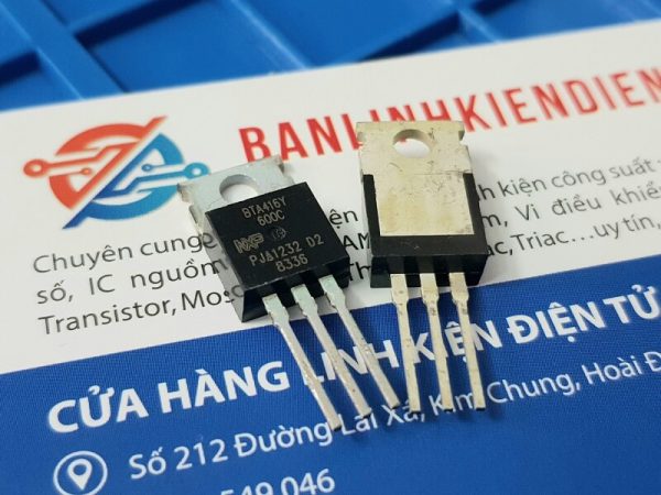 Bta416y-600c bta416y triac 16a 600v to-220