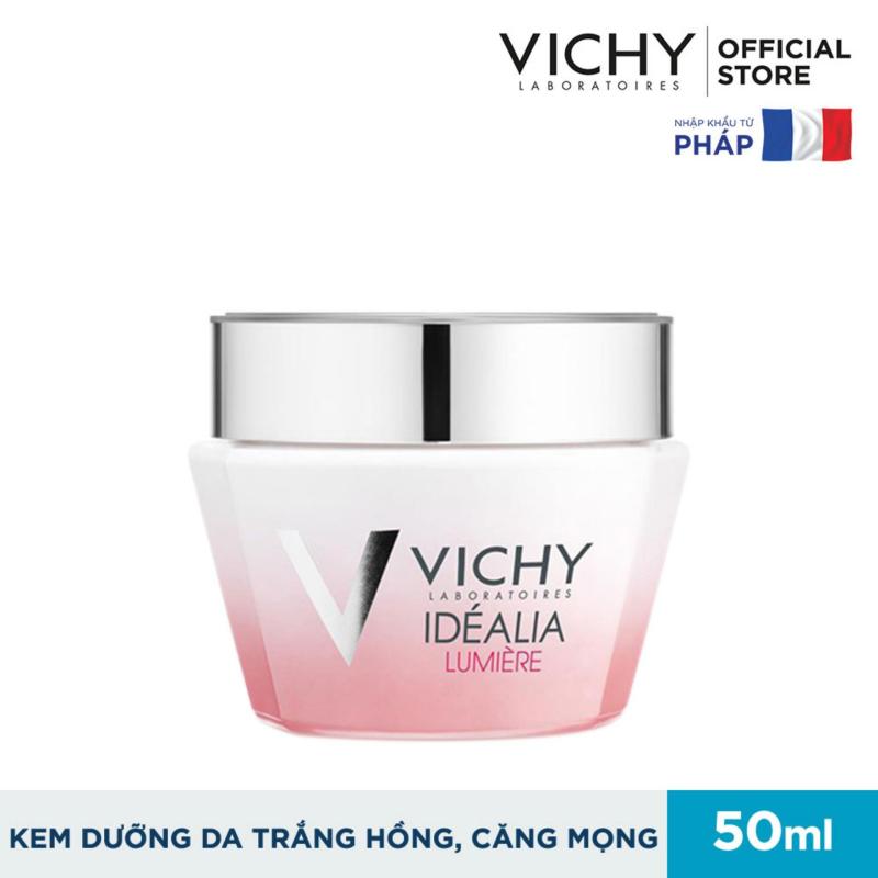Kem dưỡng da trắng hồng căng mọng dùng cho ban ngày Vichy Idealia Lumiere Cream 50ml nhập khẩu