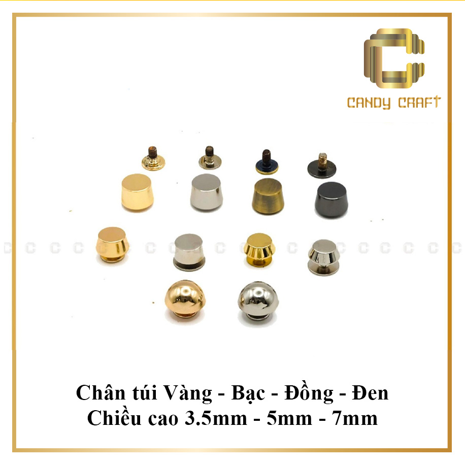 CHÂN TÚI (CHÂN ĐÁY TÚI) - phụ kiện làm túi xách