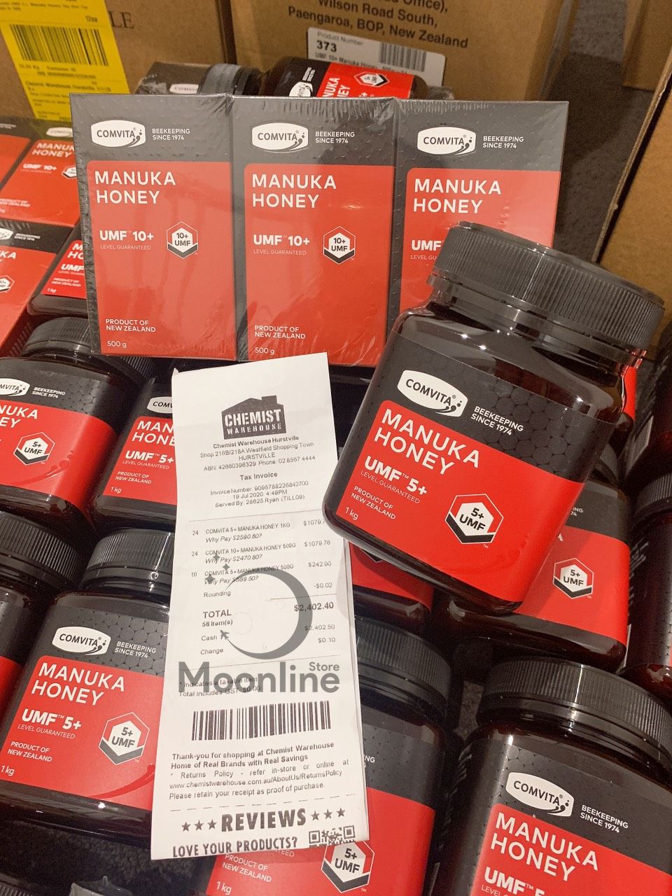Mật ong Úc Manuka Comvita UMF 5+ 1kg