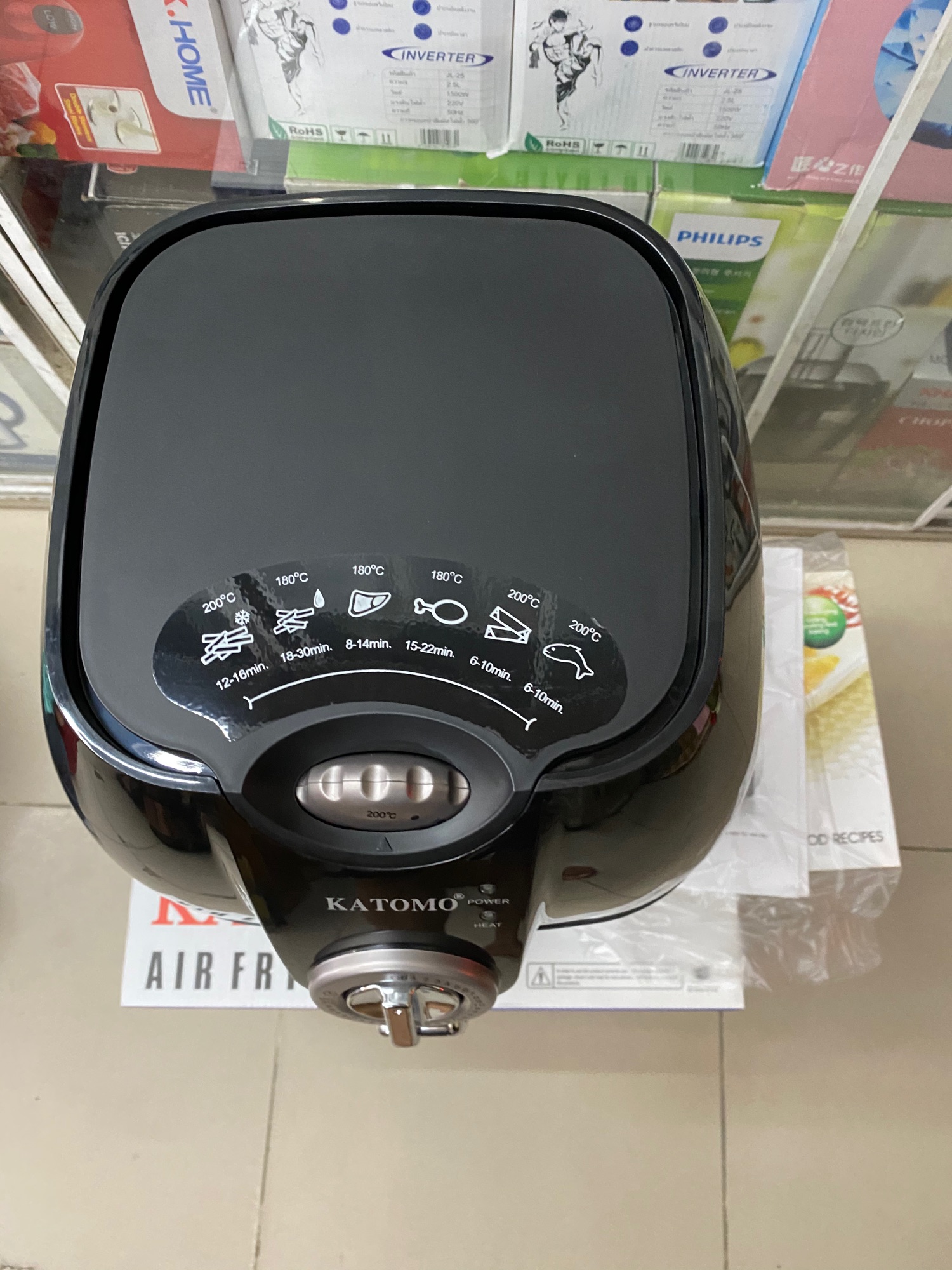 [HCM]Nồi chiên không dầu KATOMO 656