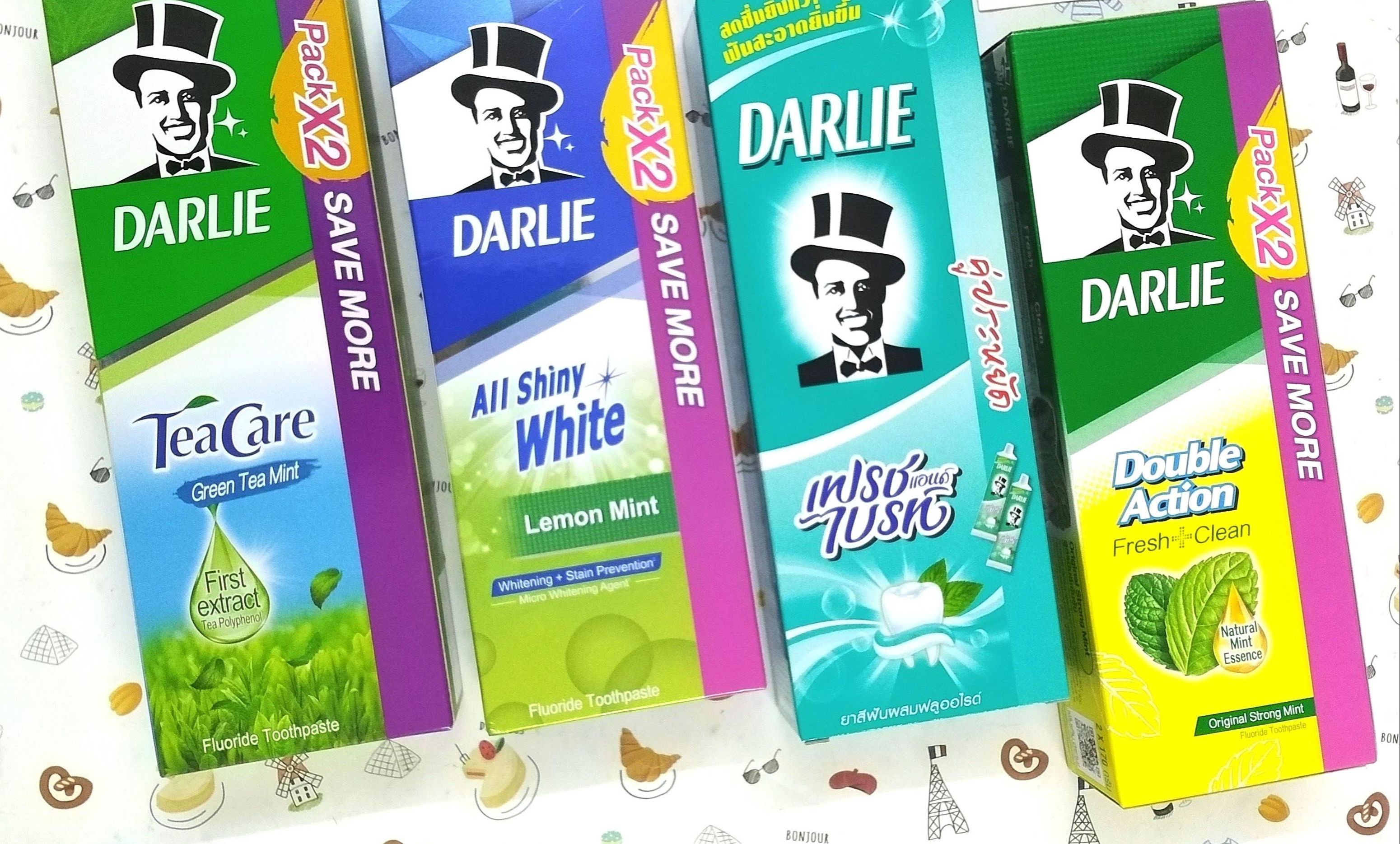 Hộp 2 tuýp kem đánh răng Darlie