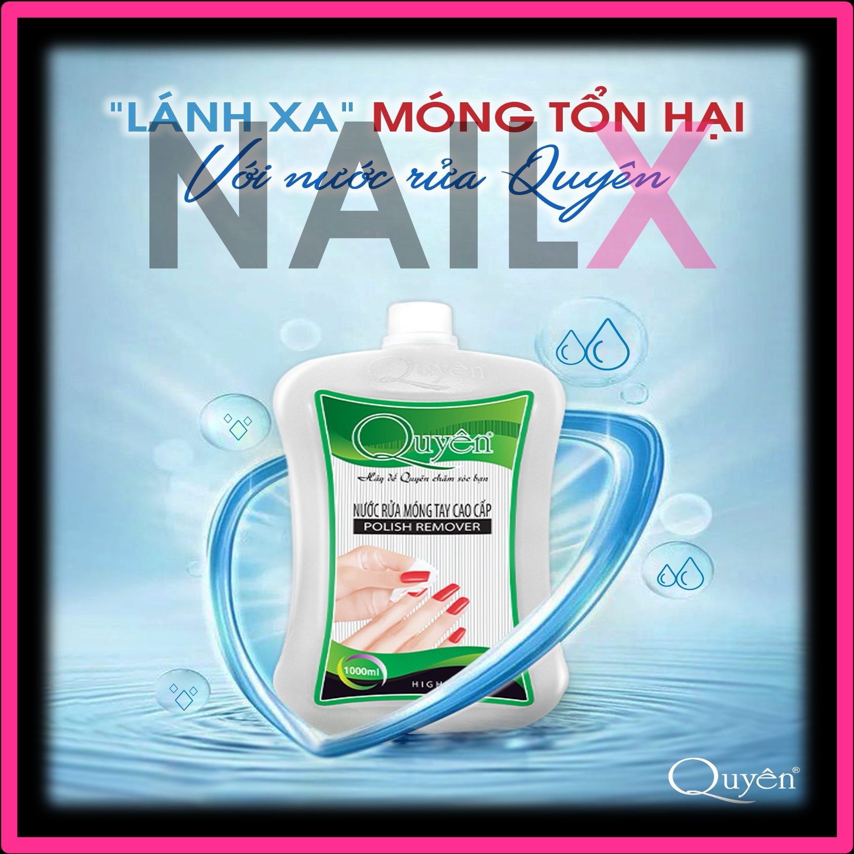 Nước Rửa Móng Tay Quyên Loại A 1000ml