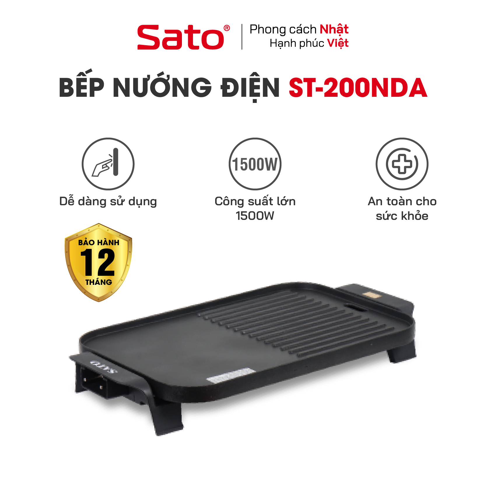 Bếp nướng điện Sato 200NDA