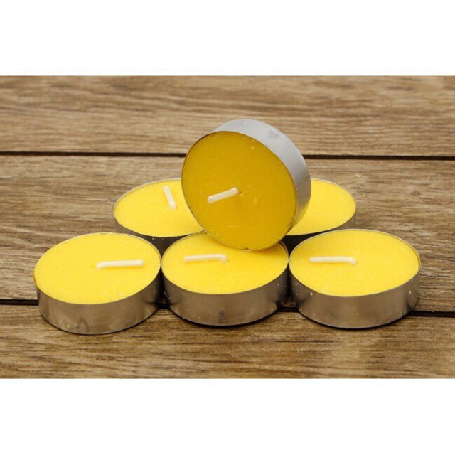 Hộp 10 Viên Nến Tealight (Dùng Đun Bếp Cafe, Đèn Xông Tinh Dầu)