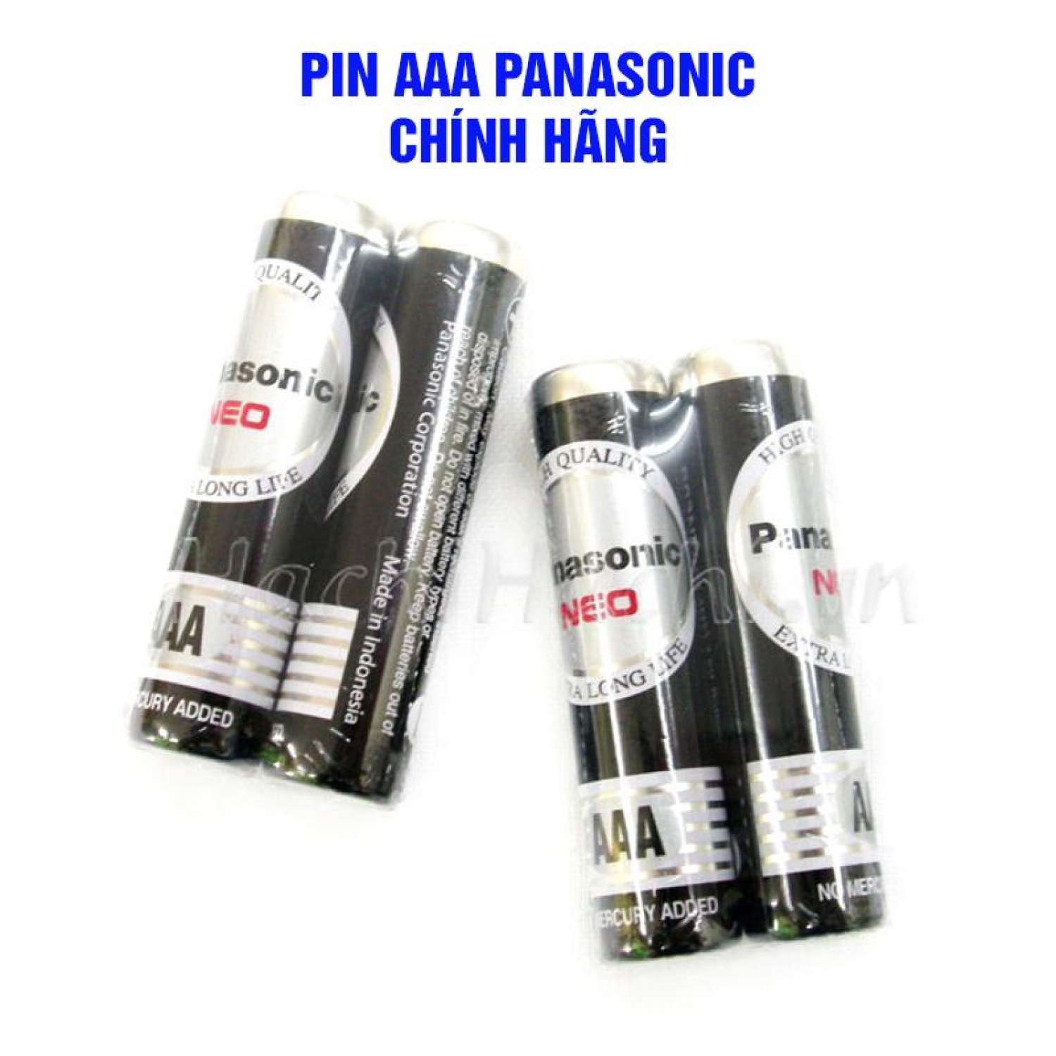 Pin AAA Panasonic R03NT/2S, Pin Panasonic Đen ( 30 Viên )