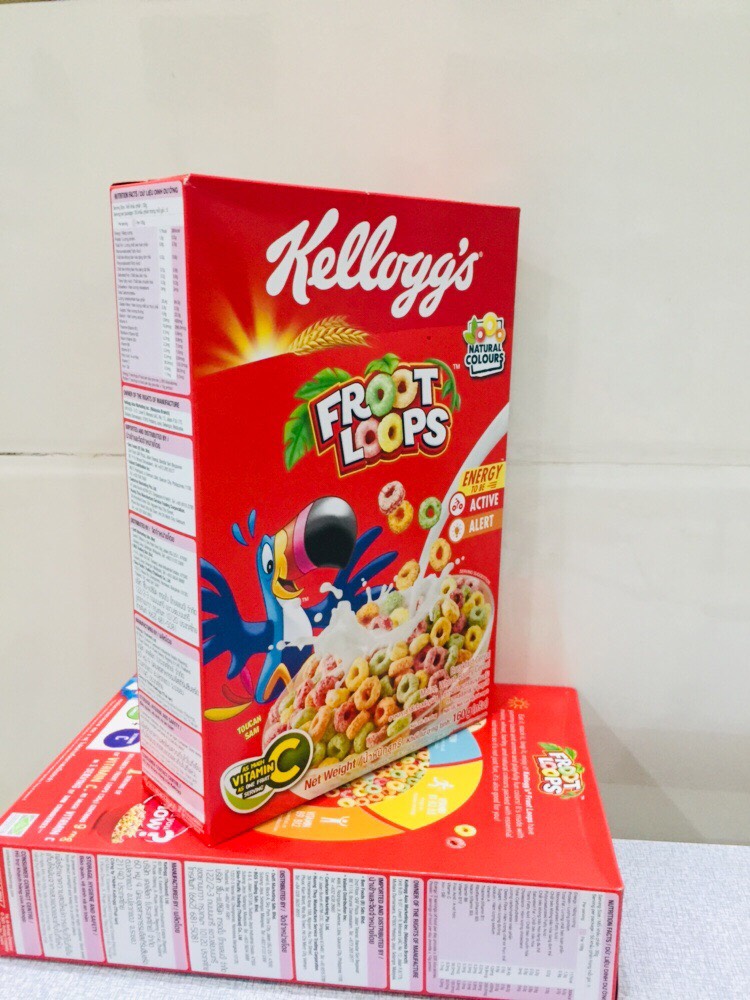 ngũ cốc ăn sáng Kellogg's Froot Loops 150g