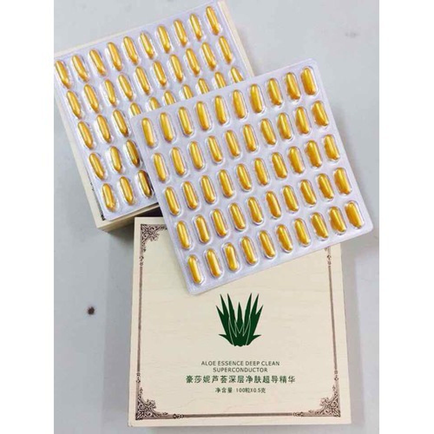 Hộp 2 vỉ 100 viên thải chì Haosani