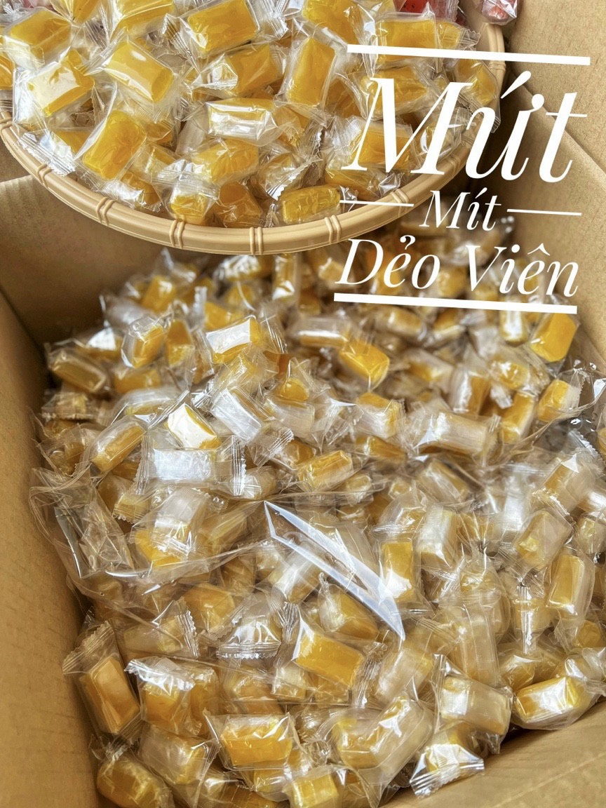 Mứt Mít, Thanh Long Dẻo Viên 500gr