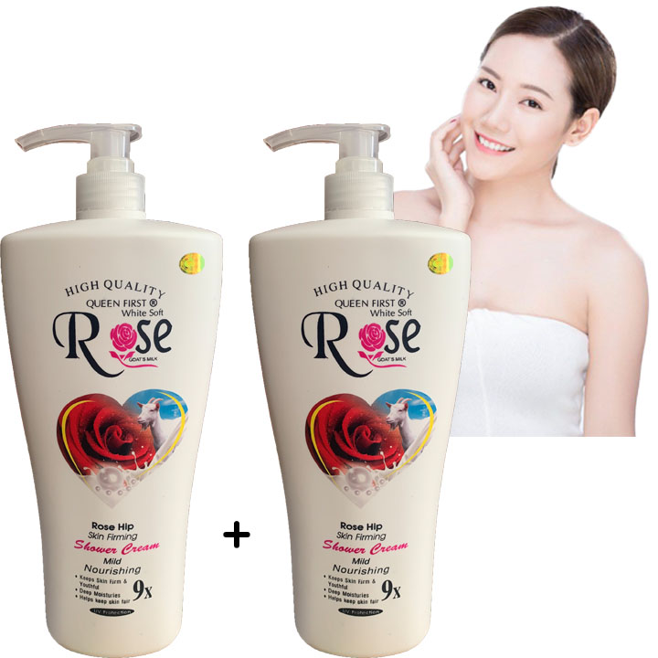 [HCM][ Combo 2 chai ] Sữa Tắm Dê Rose 9 x Cao Cấp