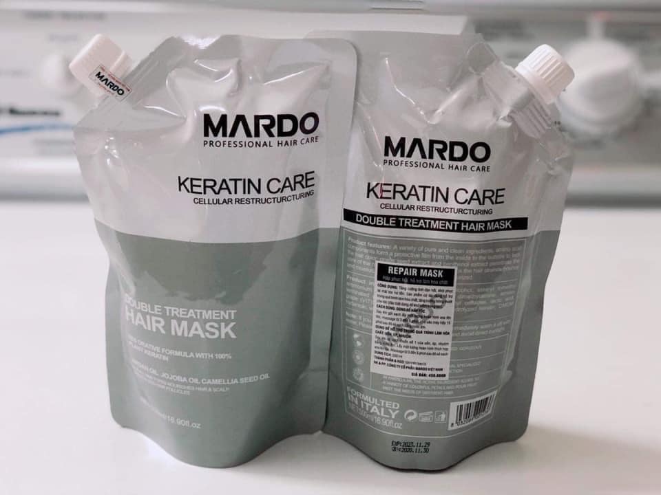 Hấp Mardo Hấp Keratin Giúp Tóc Phục Hồi Đàn Hồi Cho Mái Tóc Hư Tổn 500ml