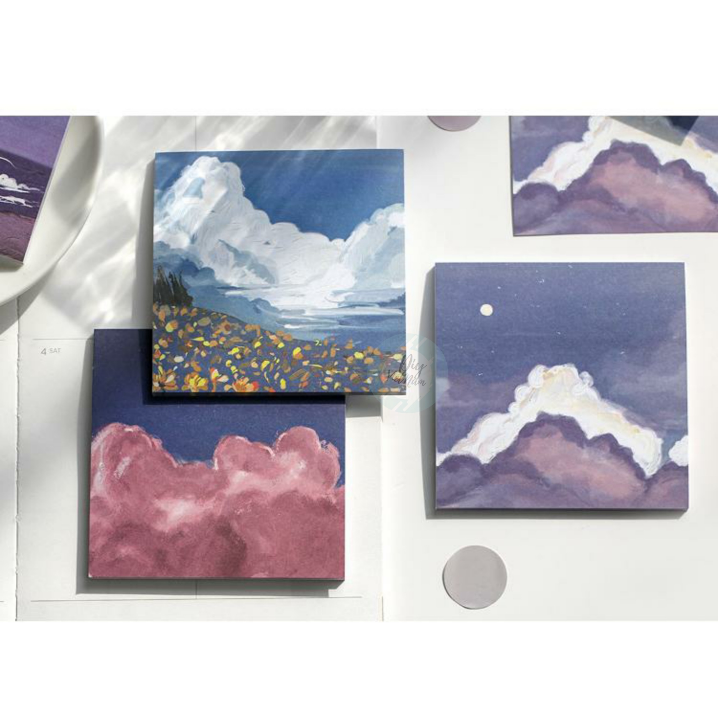 [HCM]STICKYNOTE OIL PAINTING
