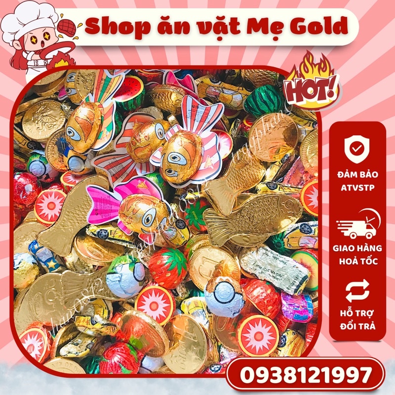 Kẹo socola trộn hình cute (500g)