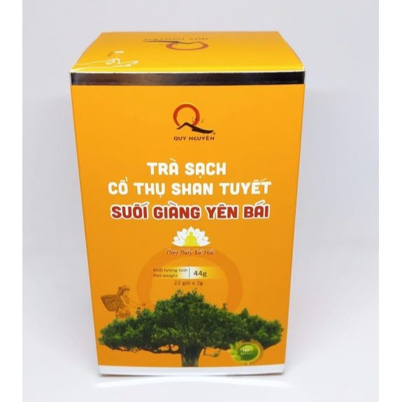 TRÀ BANCHA QUY NGUYÊN (Túi lọc: 22 gói/hộp)