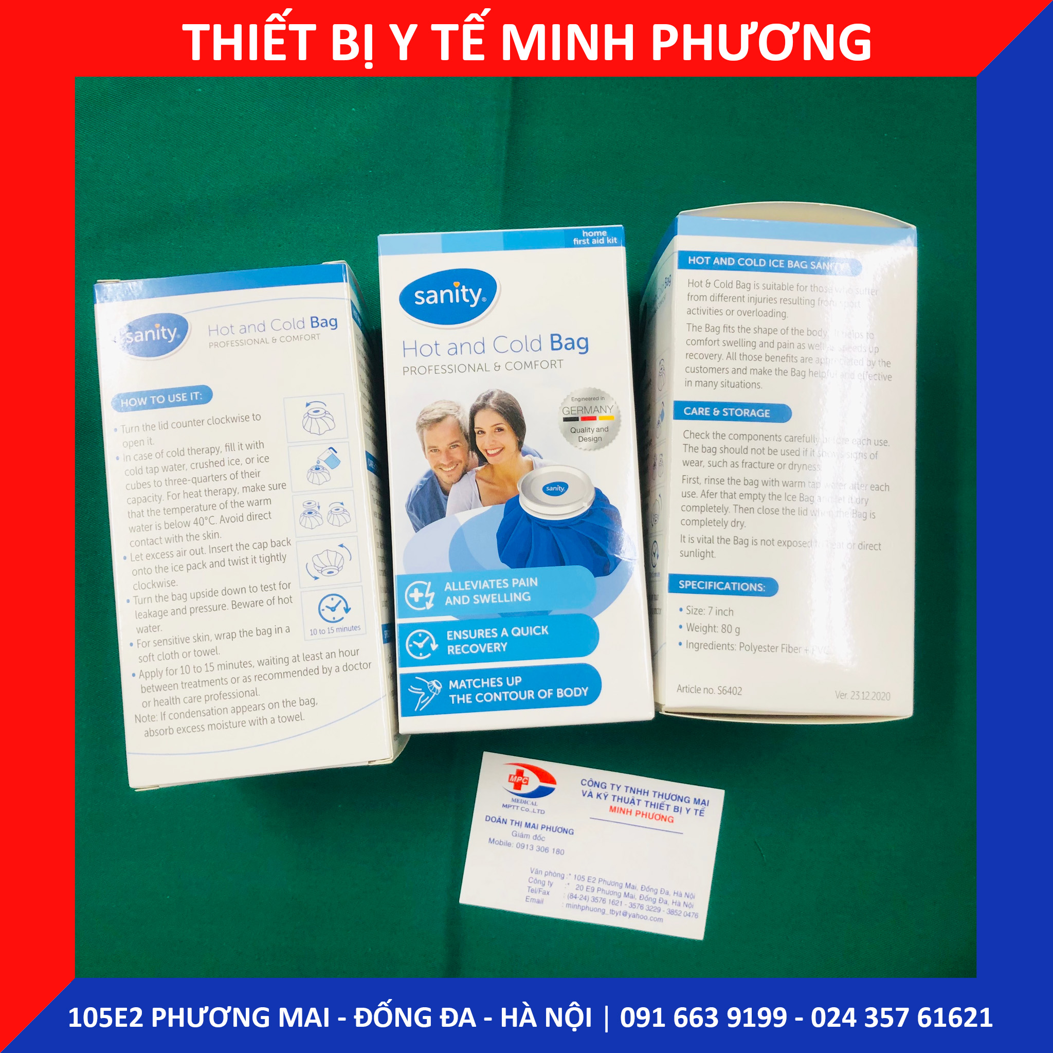 Túi chườm nóng lạnh Sanity
