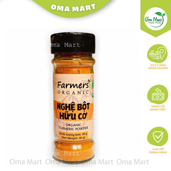 Bột nghệ hữu cơ Farmers 40g