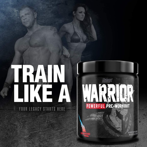 WARRIOR | Nutrex Warrior Pre Workout 30 Lần Dùng- Tăng Sức Mạnh Trước Tập nhập khẩu